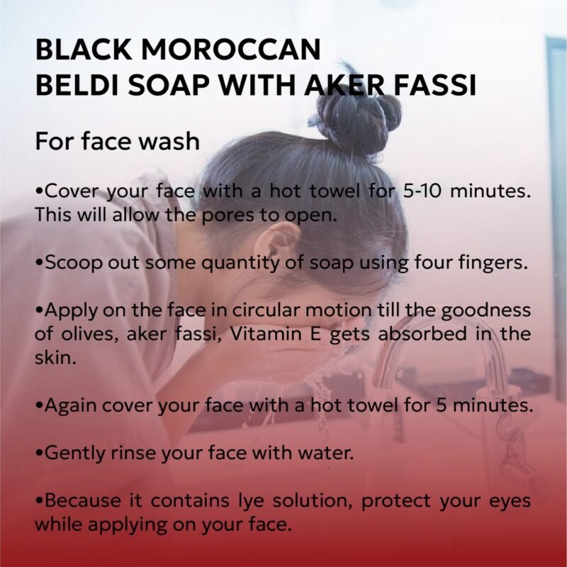 Black Moroccan Beldi Soap With Aker Fassi - Image 5