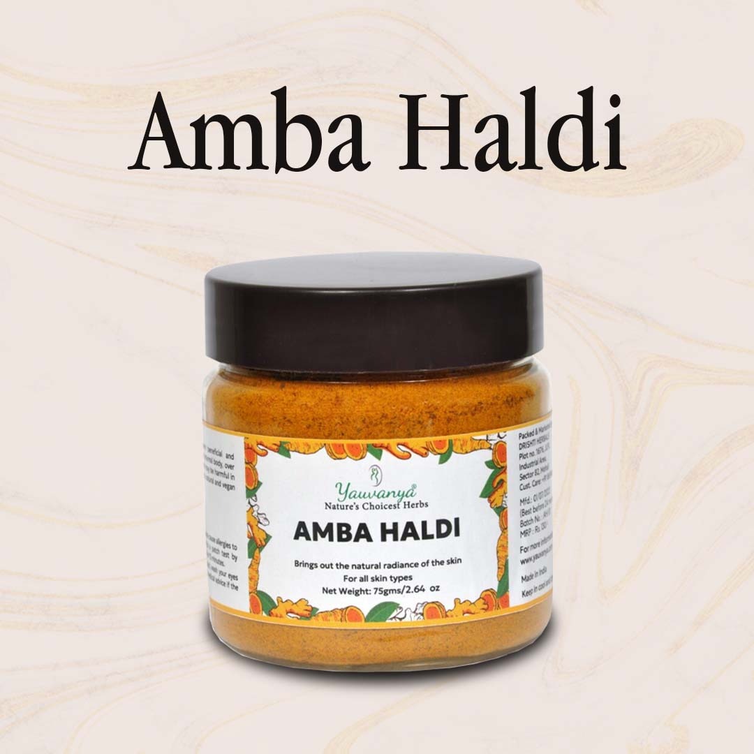 Yauvanya Pure Amba Haldi | Cleanses & Smoothens Skin (75gm / 100gm) - Image 2