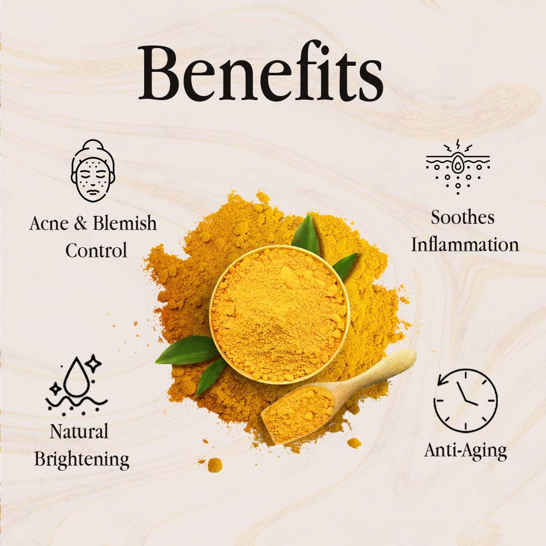 Yauvanya Pure Amba Haldi | Cleanses & Smoothens Skin (75gm / 100gm) - Image 3
