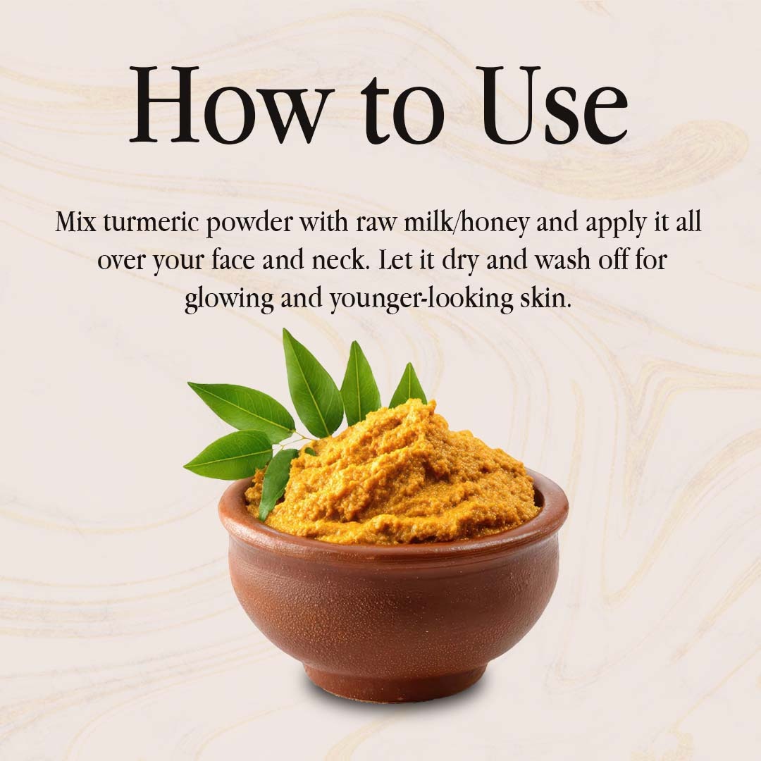 Yauvanya Pure Amba Haldi | Cleanses & Smoothens Skin (75gm / 100gm) - Image 4