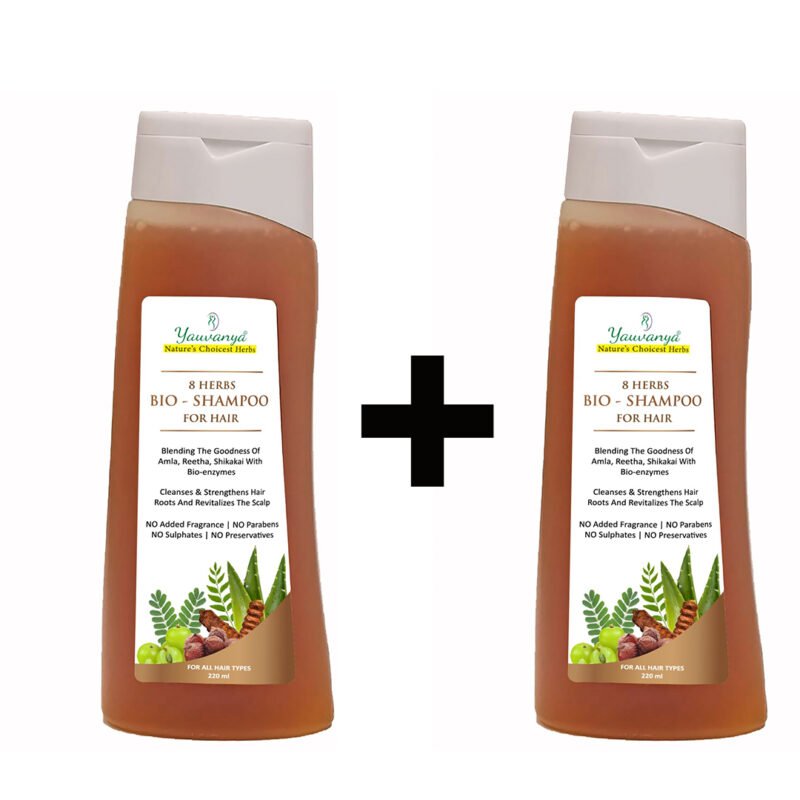 8 Herbs Bio-Shampoo for Hair(Buy1Get1FREE)