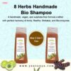 Yauvanya 8 Herbs Handmade Bio Shampoo 220ml | Amla, Reetha, Shikakai Mix | (Buy 2 Get 1 FREE)