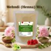 Mehndi Mix for Natural Hair Colouring, Hair Strengthening & Conditioning with Bhringraj, Hibiscus, Brahmi & Amla – 100g