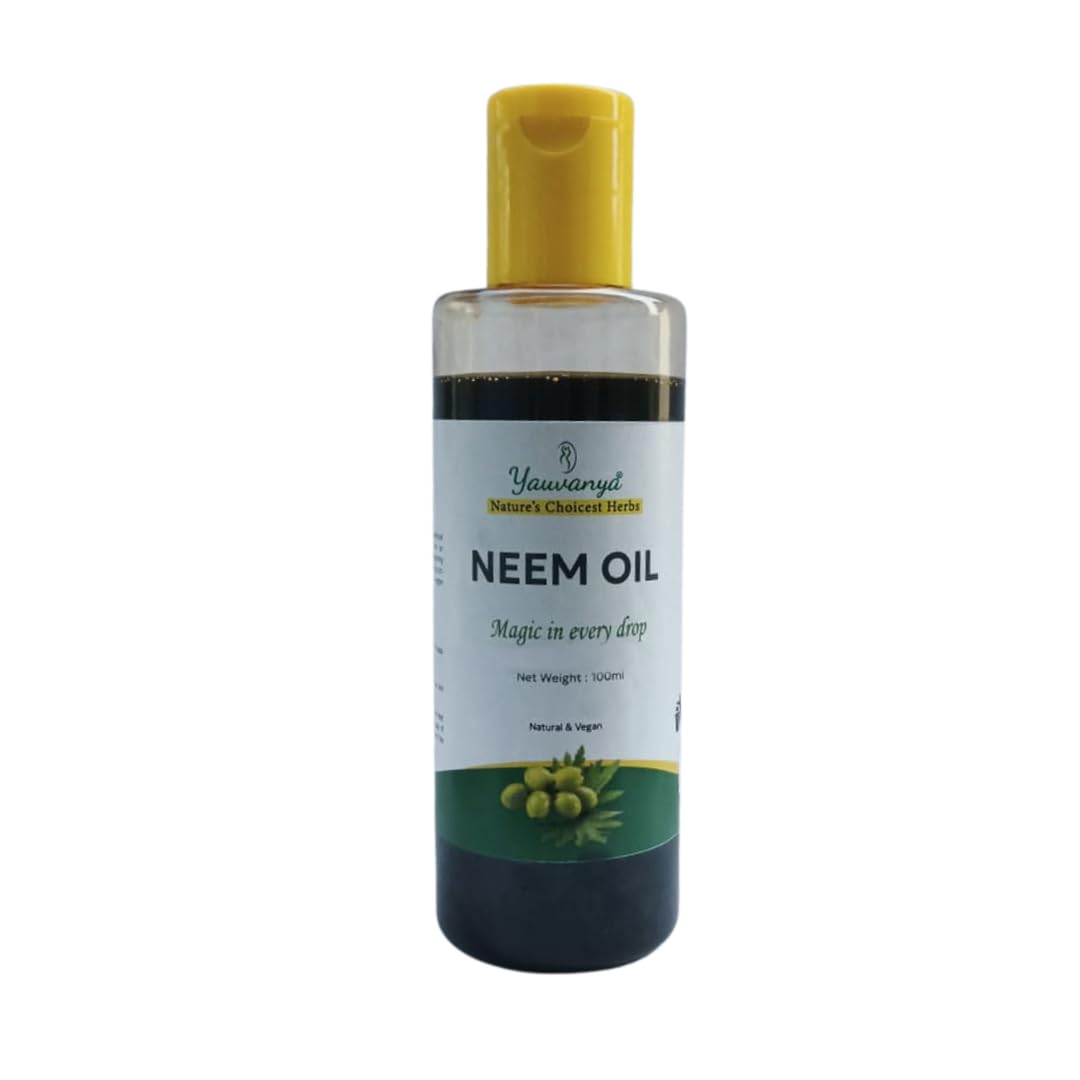 Pure Neem Oil for Hair & Skin | 100% Natural Massage Oil | Zero Preservatives | 100ml